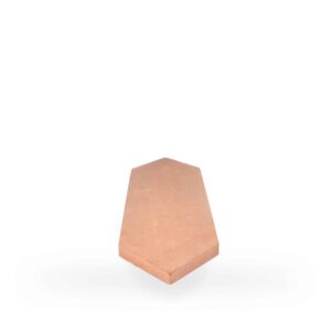Baldosa de barro rombo 44x14x1,8 cm color arena