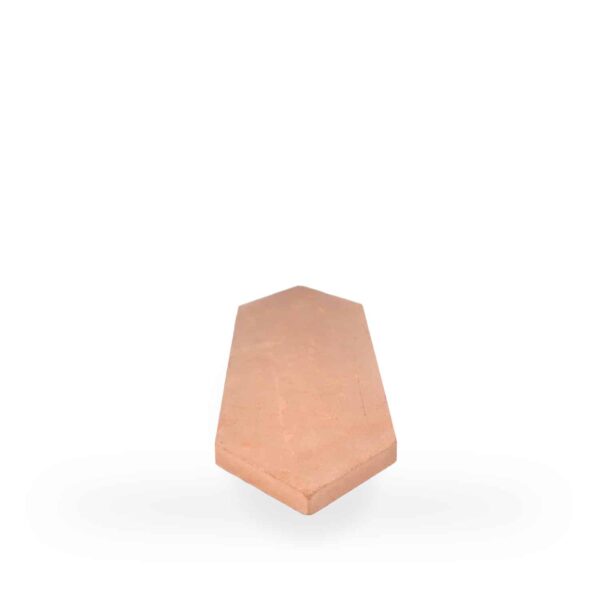 Baldosa de barro rombo 44x14x1,8 cm color arena