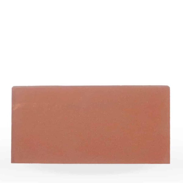 Baldosa de barro 14x28x1,8 cm color rojo