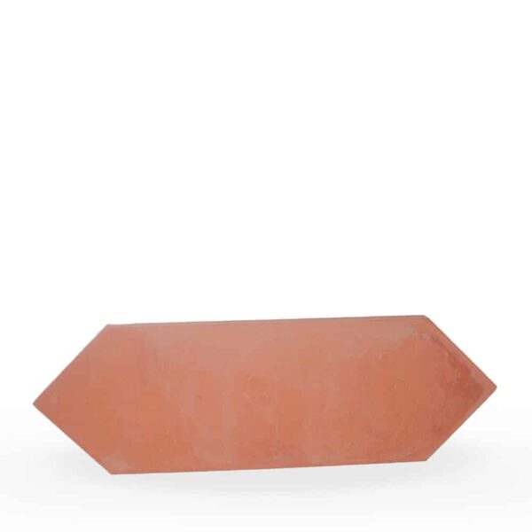 Baldosa de barro rombo 44x14x1,8 cm color rojo