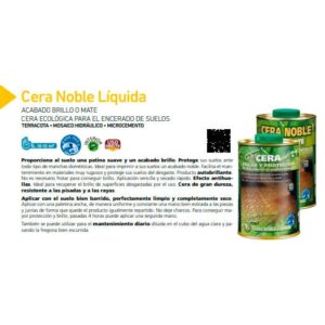Cera Noble Líquida para Brillo