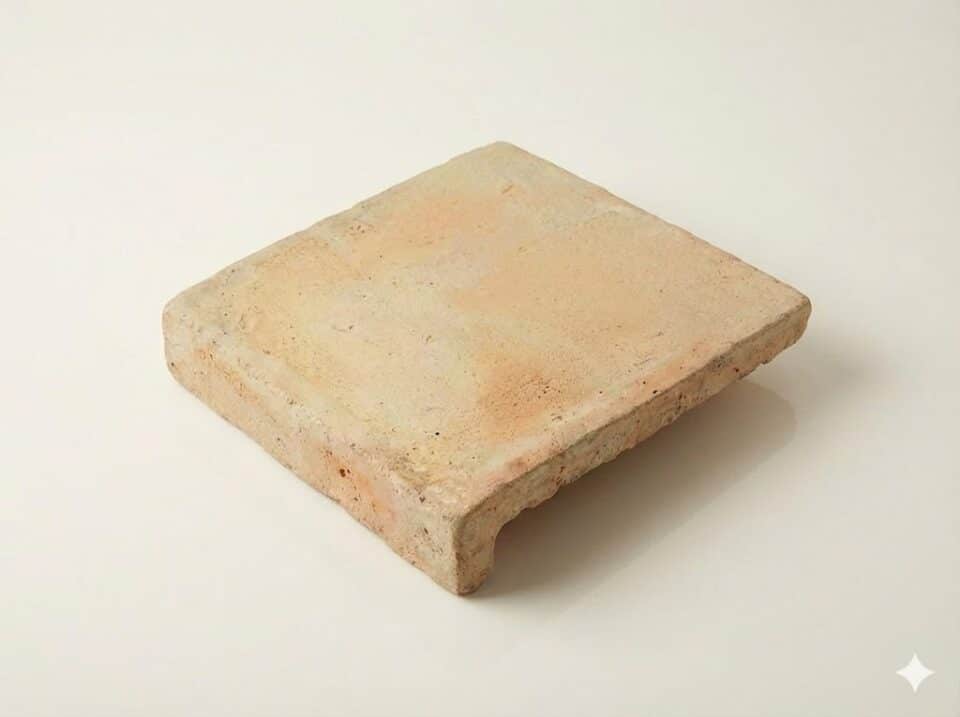 Peldaño de barro cocido 40×40 cm
