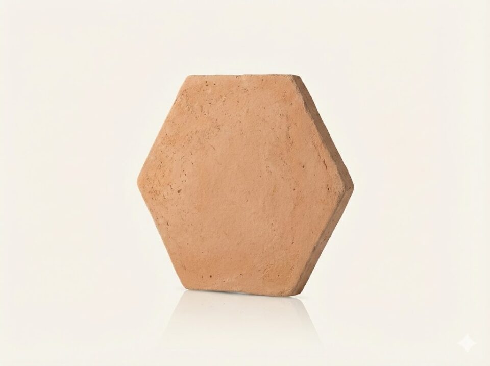 Hexágonos Artesanales de Barro Cocido 10x10x1 cm