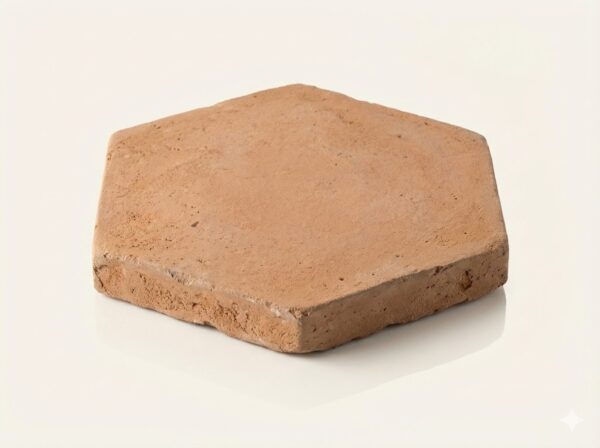 Hexágonos Artesanales de Barro Cocido 20x20x2 cm