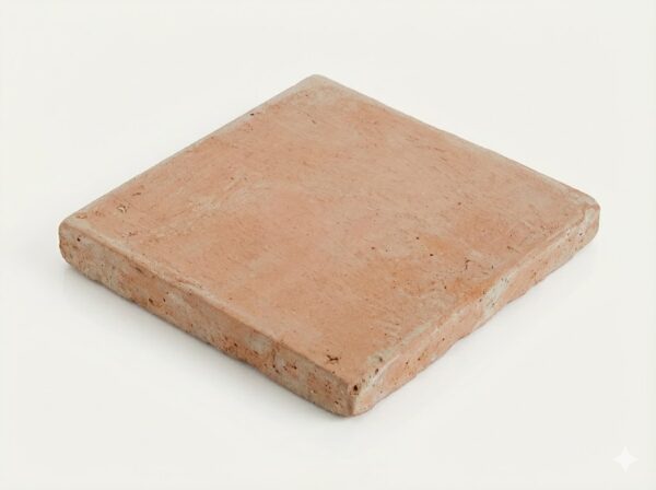 Baldosa de barro manual 15x15x1,6 cm