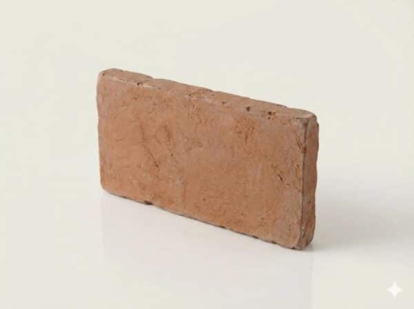 Baldosa de barro manual 12,5x25x2 cm