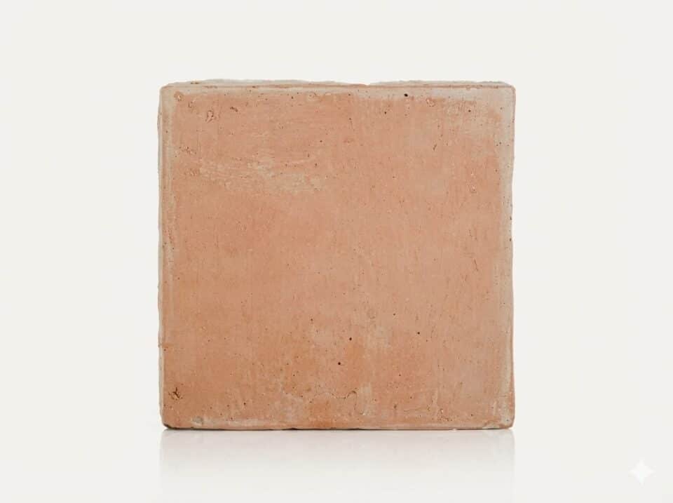 Baldosa de barro manual 15x15x1,6 cm