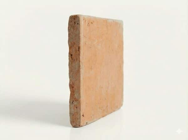 Baldosa de barro manual 15x15x1,6 cm