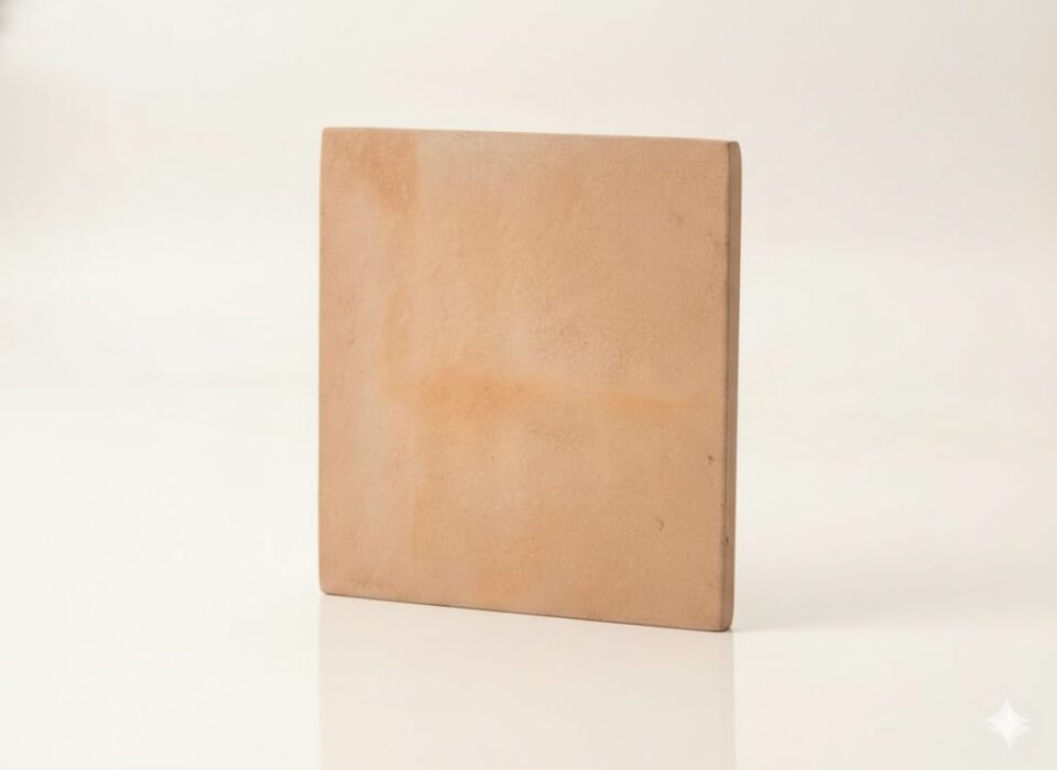 Baldosa de barro 30x30x1,8 cm color arena