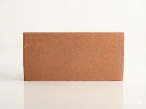 Baldosa de barro 14x28x1,8 cm color rojo