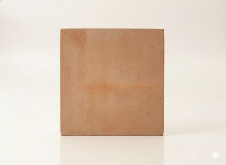 Baldosa de barro 30x30x1,8 cm color arena
