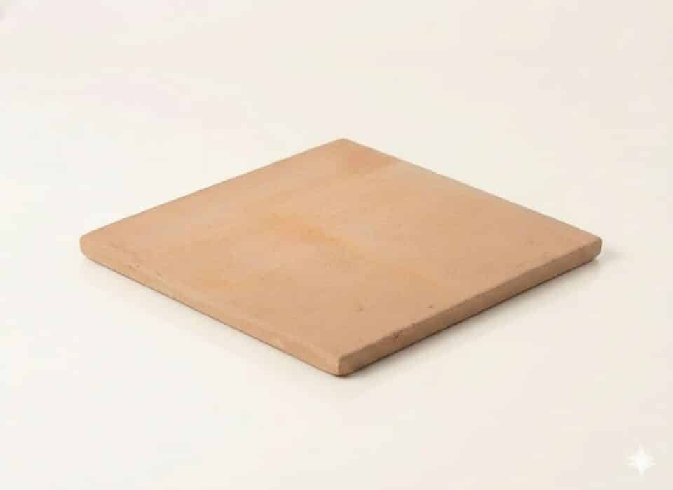 Baldosa de barro 30x30x1,8 cm color arena