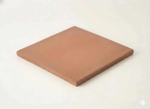 Baldosa de barro 30x30x1,8 cm color rojo