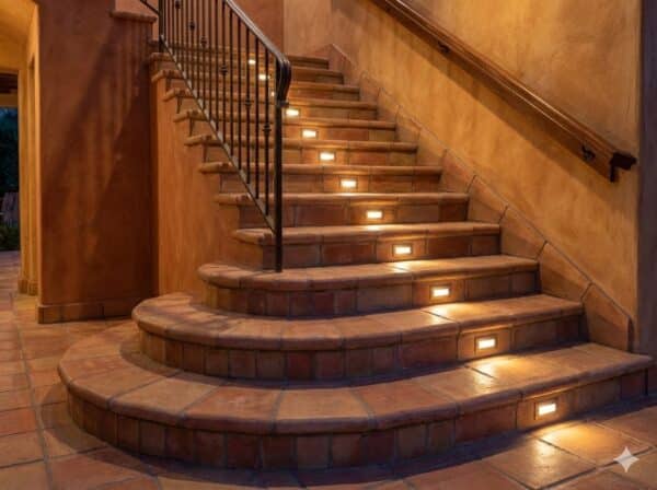 Peldaño de barro cocido 25×34 cm