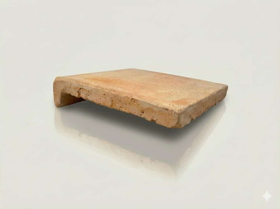 Peldaño de barro cocido 25×34 cm