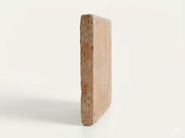 Baldosa de barro manual 15x15x1,6 cm