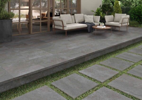 Porcelánico Plus Triunfo Graphite 60×90 cm MT 20 mm Rect Antid Inout