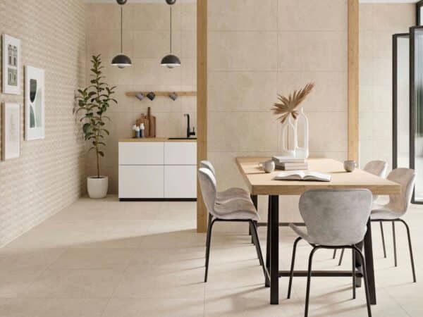 Porcelánico Plus Flax Cream 60×120 cm MT 20 mm Rect Antid C3
