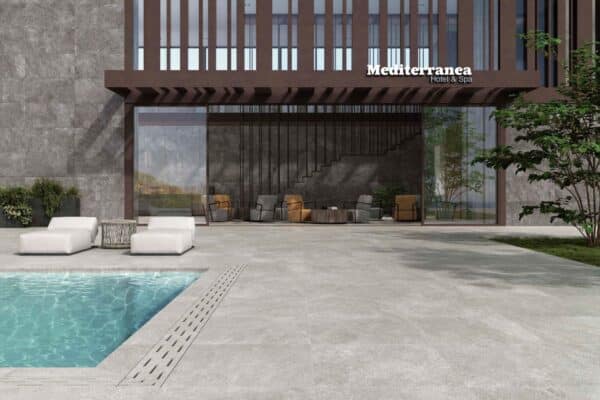 Porcelánico Plus Arenite Grey 60×60 cm MT 20 mm Rect Antid C3